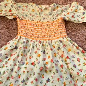 Floral off the shoulder blouse